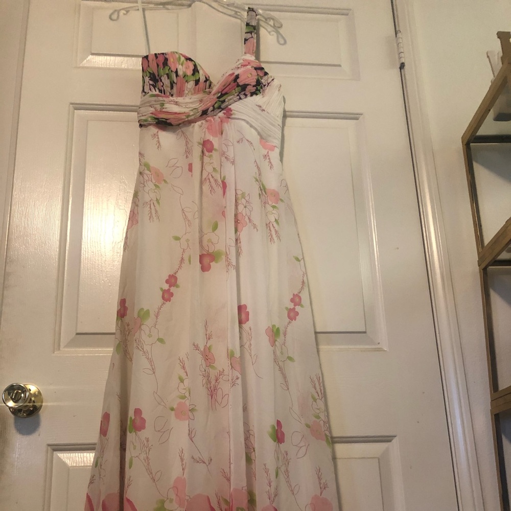 Ever-pretty off shoulder floral maxi dress